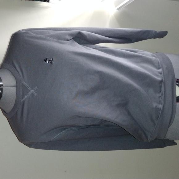 Gray Disney Parks Mickey Mouse Embroidered Sweatshirt, Gray Mickey Mouse Sweater - Picture 3 of 10